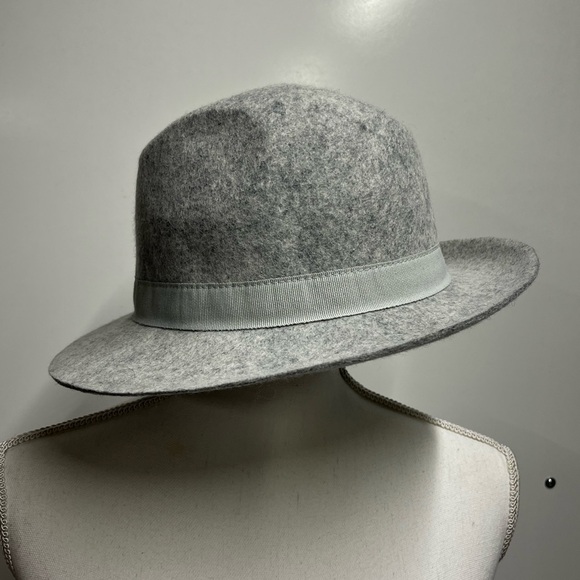 J. Crew Accessories - J. Crew NEW 100% wool gray fedora hat size small medium